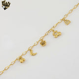 (4-4001) Acero inoxidable - Brazalete Orula de 7,5 mm - 8"