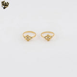 (1-3012-1) Laminado Oro - Anillo con Circón - BGF