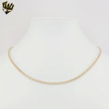 (1-6220-5) Gold Laminate - Marquise Tennis Necklace - 16"- BGF
