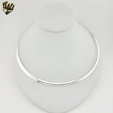 (2-66051) 925 Sterling Silver - 8mm Omega Necklace.