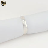 (2-0334) Plata de ley 925 - Pulsera alternativa de 4 mm para hombre.