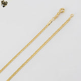 (1-1900) Gold Laminate - 2.5mm Mariner Link Chain - BGF
