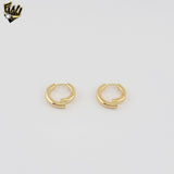 (1-2978-5) Laminado dorado - Aros con eslabones de acera - BGF