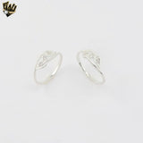 (2-5020-3) 925 Sterling Silver - Flower Ring.