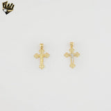 (1-2330) Gold Laminate- Cross Pendants - BGF