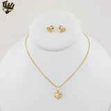 (1-6506) Gold Laminate - Heart Set - BGF