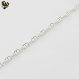 (2-0343) Plata de ley 925 - Pulsera alternativa de 14 mm.