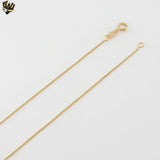 (1-1508) Gold Laminate - 0.9mm Box Link Chain - BGF