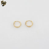(1-2591-1) Gold Laminate - Zircon Hoops - BGF