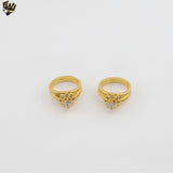 (1-3185-2) Gold Laminate - Wedding Ring - BGO