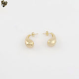 (1-2516) Gold Plated- Drop Earrings.