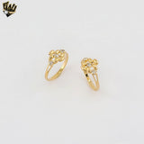 (1-3012-1) Laminado Oro - Anillo con Circón - BGF
