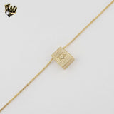 (1-6151) Gold Laminate - Star of David Necklace - BGF