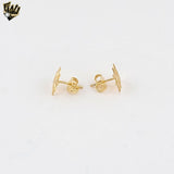 (1-1143) Laminado de Oro - Aretes de Mariquita - BGF