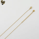 (4-7034) Acero inoxidable - Collar con cruz de 1 mm - 16".