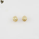 (1-2521-3) Gold Plated - Zircon Geometric Huggies