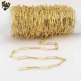 (mfin-Roll-10) Gold Filled Findings - Paper Clip Link Rolls - BGF