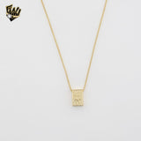 (1-6151) Gold Laminate - Star of David Necklace - BGF