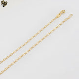 (1-1516) Gold Laminate - 2.3mm Alternative Mariner Link Chain - BGF
