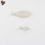 (2-1113) 925 Sterling Silver - Miraculous Virgin Pendants.