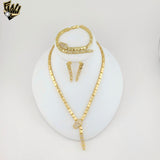 (1-6136) Gold Laminate - Zircon Snake Set - BGO