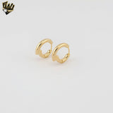 (1-2978-5) Laminado dorado - Aros con eslabones de acera - BGF