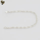 (2-0343) Plata de ley 925 - Pulsera alternativa de 14 mm.