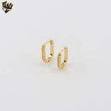 (1-2941-1) Gold Laminate - Geometric Hoops - BGF
