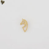 (1-2206-1) Gold Laminate - Horse Pendant- BGF