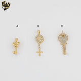 (1-2115-2) Gold Laminate Pendants - BGF
