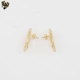 (1-1221-1) Gold Laminate - Layering Stud Earrings - BGF