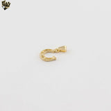 (1-2205-2) Gold Laminate - Horseshoe Pendant - BGF