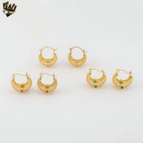 (1-2612-2) Gold Laminate - Basket Hoops - BGO