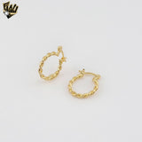 (1-2902-3) Laminado Oro - Medios Aros Torcidos - BGF