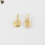 (1-2938-5) Gold Laminate - Cowboy Hat Hoops - BGF