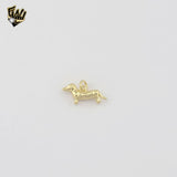 (1-2187-3) Gold Laminate - Dog Pendant - BGO