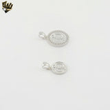 (2-1042) 925 Sterling Silver - Saint Benedict Pendants.