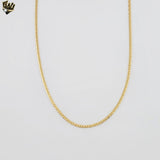 (1-1791) Gold Laminate - 2.5mm Flat Link Chain - BGF
