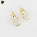 (1-1221-1) Gold Laminate - Layering Stud Earrings - BGF