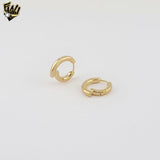 (1-2978-5) Laminado dorado - Aros con eslabones de acera - BGF