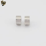 (4-2162) Stainless Steel - Huggie Hoops.