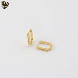 (1-2941-1) Gold Laminate - Geometric Hoops - BGF