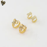 (1-2615) Gold Laminate - Zircon Huggies - BGO