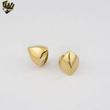 (4-0010-1) Acero inoxidable - Anillo con banda de cúpula retorcida.