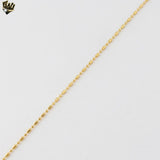 (1-1582-2) Laminado de oro - Cadena de eslabones de cuentas de 1 mm - BGF