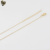 (1-6205) Gold Laminate - Green Zircon Necklace - BGF