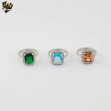 (2-5137) Plata de Ley 925 - Anillo Mariposa con Zircones