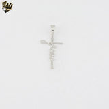 (2-1048) 925 Sterling Silver - Cross Pendant