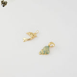 (1-2343) Gold Laminate - Sea Theme Pendants - BGF