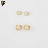 (1-2615) Gold Laminate - Zircon Huggies - BGO